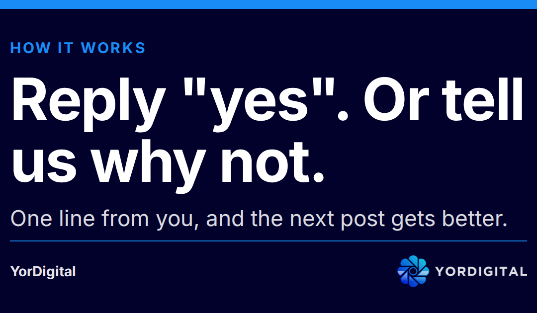 No time for social media? Approve posts with one reply